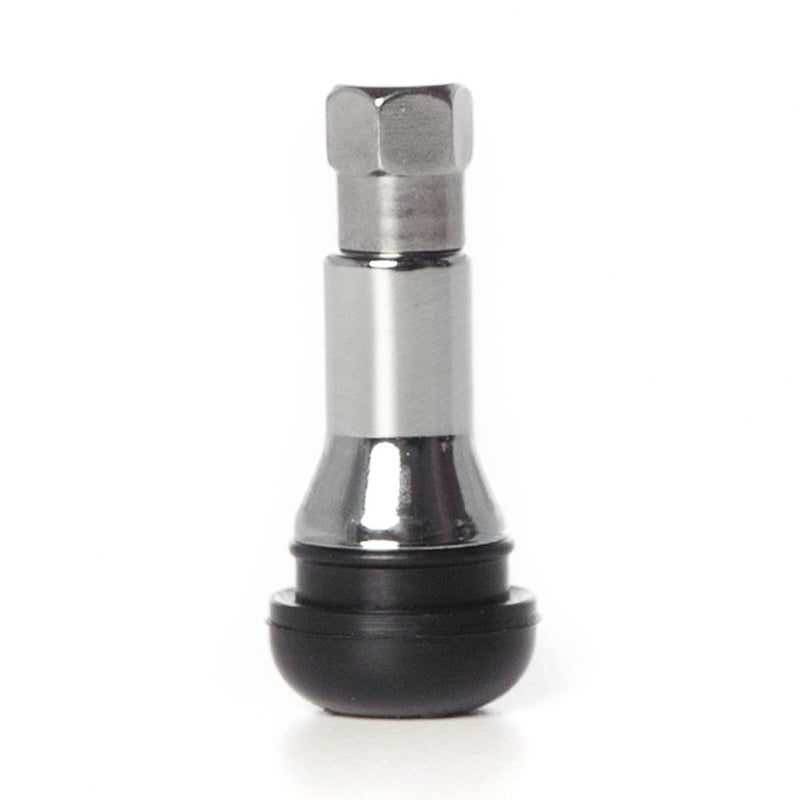 Circuit Performance Chrome Rubber Valve Stems TR413 30mm (Set of 4) - Image 2
